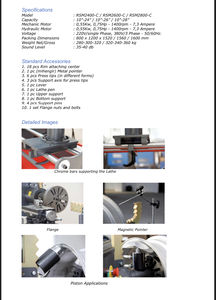 Standard <b>Accessories</b> for RIM Wheel Straightening Machine for <b>Vehicle</b> Repair Applications - Product Image 3