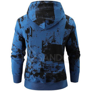 เสื้อฮู้ดดี้ผู้ชายลายไทได กันลม สำหรับฤดูหนาว ผ้าฝ้าย 100% แห้งเร็ว ระบายอากาศได้ดี คุณภาพสูง ผลิตจากโรงงาน - Product Image 2