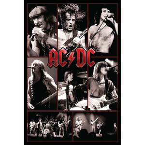 Póster moderno de AC/DC para decoración de pared con marco negro - Product Image 3