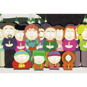 Modern Style South Park Wall <b>Poster</b> Made of Paper - Product Image 1