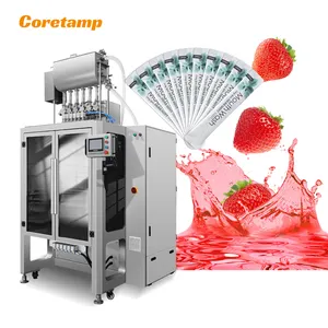 Automatic 4 6 8 10 Lanes Stick Packing Machine Multilane Katchup Packing Machine Liquid Stick 2 Lane Packing Machine