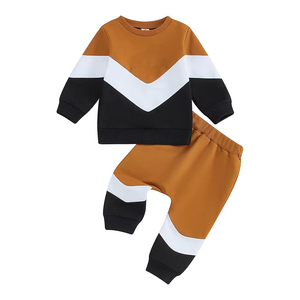 ชุดวอร์มฤดูหนาวลายทึบลำลองสำหรับเด็กชุดใส่ได้ทั้งชายและหญิงหลากสี - Product Image 6