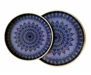 Rectangular Wood Serving Tray for Tea Breakfast Home Decor Kitchen Dining Table Personal Use Printed Sticker Birthday Baptism - Product Image 6