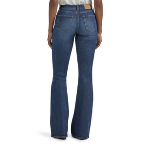 Nouvelle arrivée 2025 femmes haute élasticité ajustement serré respirant imprimé pantalon à la mode Street Style décontracté léger Flare Look - Product Image 6
