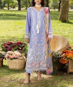 Vestido informal sostenible musulmán islámico Shalwar Kameez para mujeres Nuevo diseño indio pakistaní señoras trajes Casuales - Product Image 6