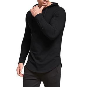 Sweats à capuche pour hommes de haute qualité pull à capuche en coton personnalisé logo de broderie t-shirts à capuche en coton sweats à capuche pour hommes - Product Image 5