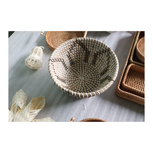 Panier en rotin en forme de bol en rotin Durable prix bon marché pour la décoration fabriqué au Vietnam en gros - Product Image 4