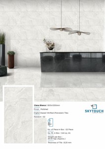 Azulejos de mármol gris pulido de cuerpo entero antideslizante 60x120 de diseño indio para pared de suelo de baño clásico para ladrillo refractario de Área Corporativa - Product Image 3
