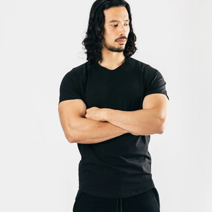 T-shirts de sport personnalisés respirants pour hommes, vêtements de sport, t-shirt homme personnalisé avec impression de logo - Product Image 5