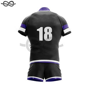 Precio al por mayor Uniforme de rugby personalizado Producto más vendido 100% Poliéster Uniforme de rugby Ropa deportiva por encargo - Product Image 4