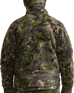 <b>Mens</b> Technical Forest Green <b>Camo</b> Hunting Fleece Pullover Tactical Asymmetrical Zip Stealth Hoodie Outdoor Winter Soft <b>Jacket</b> - Product Image 6