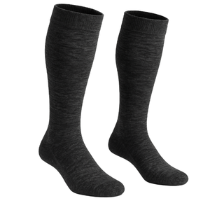 ถุงเท้าสูงถึงเข่าสีเฮเทอร์สีเข้มความสบายสม่ำเสมอ - Product Image 1