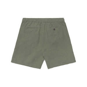 Vente en gros personnalisé 100% lin séchage rapide léger respirant hommes boucles de ceinture cordon élastique ceinture Shorts expédition DDP - Product Image 3