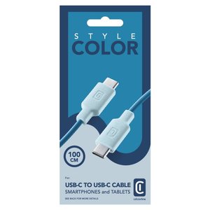 STYLECOLOR Cable de datos USB-C azul de 1 m USBDATAC2CSMARTB - Product Image 2
