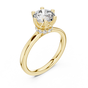 Bague en diamant Moissanite véritable 18 carats Cadeau de luxe - Product Image 5
