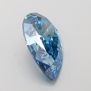 Diamant de laboratoire CVD en forme de poire, couleur bleu vif fantaisie, clarté VS1, polissage excellent, pierre précieuse de luxe premium en vrac - Product Image 5
