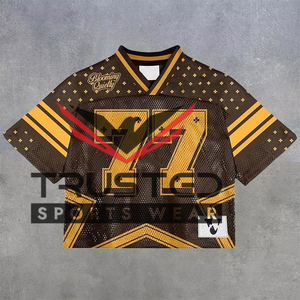 Camiseta de Fútbol Americano Transpirable 2026 de Malla, 100% Poliéster, Colores Personalizados, Logotipo, Antibacteriana, Secado Rápido, Alta Calidad - Product Image 6