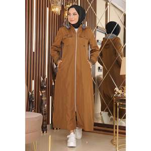 Veste Trench Casual avec poche zippée, manches longues et poches zippées pratiques - Product Image 6