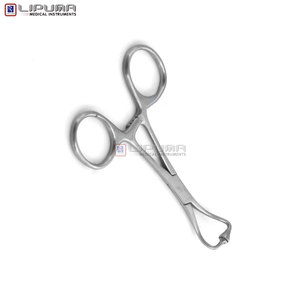 Pinzas de toalla Bertram de alta calidad, fórceps, instrumentos quirúrgicos manuales de acero inoxidable, estándar de seguridad Mol esterilizable - Product Image 2