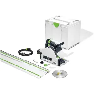 เลื่อยตัดไม้แบบจุ่ม FESTOOL TS 55 FEQ-F Plus FS พร้อมรางนำขนาด 55 มม. สำหรับงาน DIY และอุตสาหกรรม - Product Image 3