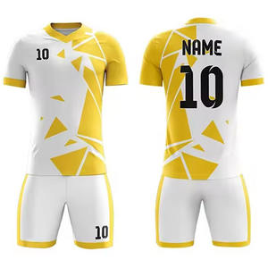 Uniforme de maillot de football de conception de logo sur mesure fabrication pakistanaise style tendance 100% uniforme de football en polyester - Product Image 1