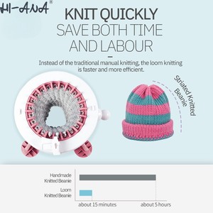 <span class=keywords><strong>Machine</strong></span> à tricoter en laine créative bricolage fait à la main 22 points étoile cylindre <span class=keywords><strong>Machine</strong></span> à tricoter fournitures de couture - Product Image 2