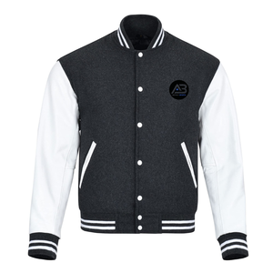 Chaqueta Varsity de Invierno para Hombre con Cuello Alto y Logotipo Personalizado, Ropa Casual Urbana, MOQ Bajo, Lona de Alta Calidad - Product Image 1