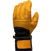 Proveedor directo de fábrica Guantes de esquí de cuero de cabra Premium Logotipo personalizado y diseño Guantes de esquí de snowboard transpirables