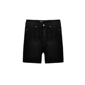 Pantalones cortos de mezclilla de verano para hombre, de alta calidad, OEM, informales, para correr, gimnasio, impermeables, con patrón sólido, de punto, 100% de algodón - Product Image 1