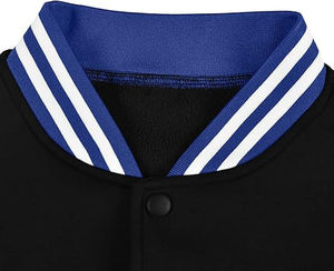 Chaquetas de Béisbol Estilo Universitario Clásicas al por Mayor para Hombre, Chaquetas de Invierno de Lana y Algodón Personalizadas, Talla Grande, Resistentes al Viento, con Forro Polar - Product Image 4