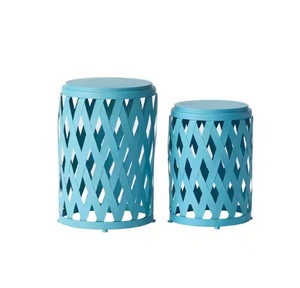 Table d'appoint en fer léger durable avec fonction pliable adaptée aux pique-niques en plein air ou aux petits appartements - Product Image 6