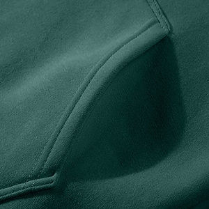 Haute qualité femmes pull décontracté sport deux pièces survêtement couleur unie à manches longues à capuche 100% coton avant Logo - Product Image 2