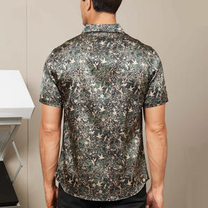 Camisas elegantes de manga corta para hombre con marca personalizada, etiqueta de bordado, Impresión de logotipo y embalaje para eventos o equipos - Product Image 5