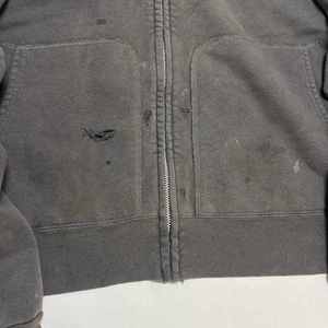 Venta al por mayor de gran tamaño cremallera lavado ácido logotipo personalizado sudaderas con capucha para hombres diseño sólido fabricante personalizado lavado ácido hombres sudaderas con capucha 2025 - Product Image 1