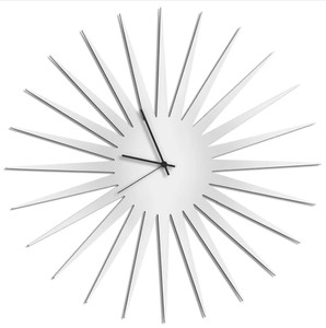 นาฬิกาแขวนผนังโลหะตกแต่งสไตล์โมเดิร์นแบบกำหนดเอง พร้อมกลไกควอตซ์และเข็มบอกเวลา สำหรับห้องนั่งเล่น - Product Image 3