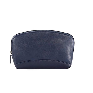 Bolsa de Cosméticos de Viaje Grande de Cuero Negro Vintage, Neceser Impermeable de PVC con Cierre, Estuche de Maquillaje Portátil y Moderno para Hombres - Product Image 4