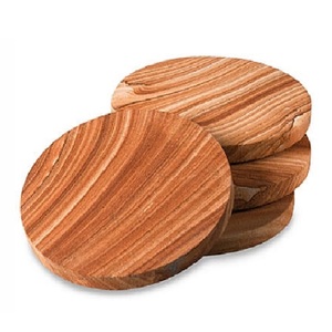 Posavasos de madera maciza de alta calidad, Forma cuadrada, diseño atractivo, taza para el hogar, posavasos de madera cuadrada para uso en la mesa al precio más bajo - Product Image 2