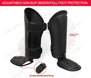 High Quality Professional MMA <b>Shin</b> <b>Guards</b> Durable Protective Pads for Kickboxing <b>Muay</b> <b>Thai</b> Karate Taekwondo Martial Arts Combat - Product Image 2