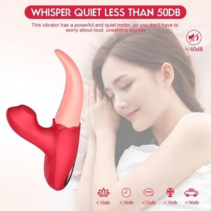 Vibrador Sexual con Lengua Vibrante de Múltiples Velocidades, Estimulación del Clítoris Femenino, Vibrador con Lengua que Lame, Juguete Sexual para Mujeres - Product Image 5