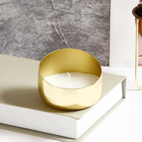 AK en laiton doré Mini bougeoir décoratif en laiton pour petites bougies parfumées décoration de la maison