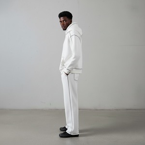 Conjuntos Deportivos Personalizados con Estampado, Sudadera Extra Grande, Pantalones Deportivos Holgados, Conjunto de 2 Piezas, Algodón de Peso Medio, Ropa Urbana de Alta Calidad para Hombre - Product Image 4