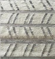 Tapis en laine bouclée moderne et tendance, tissé à la main, à rayures, antidérapant, durable pour usage intérieur, prix d'usine, ensemble de tapis.