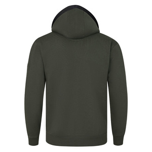 Sweat-shirts à capuche unis pour hommes, vêtements tendance, sweat-shirt lourd, veste, vente en gros, logo personnalisé, fermeture éclair, sweat-shirt personnalisé pour hommes, OEM - Product Image 2