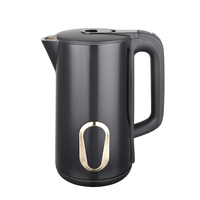 Bouilloire électrique LED populaire 1,8 L Bouilloire à eau chaude en acier inoxydable Bouilloire électrique en acier inoxydable Utilisation domestique Utilisation au bureau