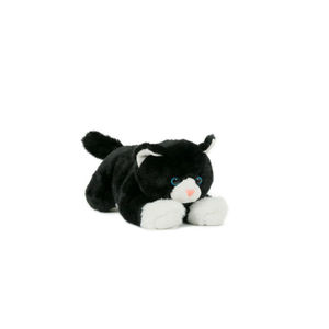 gatto sdraiato nero, 25cm - Product Image 1