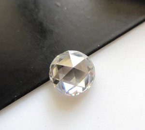 Cristal de Cuarzo Redondo con Corte Rosa de 10 mm, Gema Suelta de la Mejor Calidad, Cristal con Corte Redondo para Joyería - Product Image 1