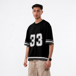 Custom Printed Hip Hop Sports American <b>Football</b> <b>Jersey</b> Short Sleeve Quick Dry Breathable Mesh 100% Polyester <b>Plain</b> for Adults - Product Image 6