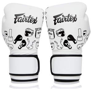 Guantes de boxeo estilo mexicano Fairtex de calidad superior logotipo personalizado 6oz 8oz 12oz 16oz guantes de competición de entrenamiento de combate de cuero - Product Image 3
