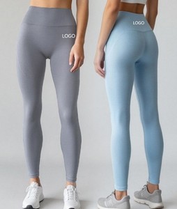 Tout nouveau sans couture de haute qualité Sport Pilates Leggings respirant taille haute hanche ligne formation Yoga Gym Legging pour les femmes - Product Image 5