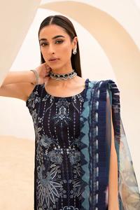 Traje de césped pakistaní de diseñador estampado de algodón de alta demanda para ocasiones de boda y recepción a precio a granel - Product Image 2